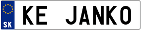 Truck License Plate